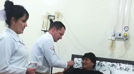 президентът боливия претърпя лека операция