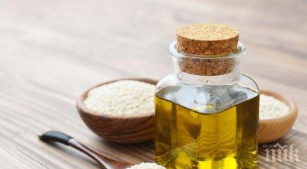 изплакнете устата сусамено масло ефектът поразяващ