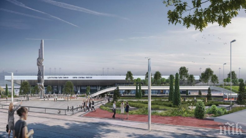 Централна гара грейва с нов облик: Премахват смърдящите подлези, пешеходците се качват на земята! (СНИМКИ)