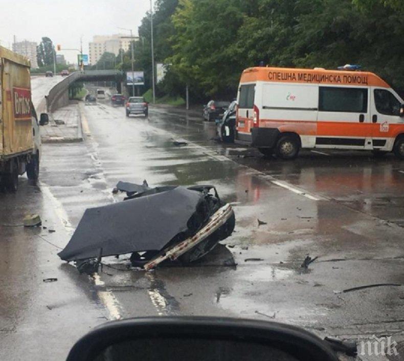 ИЗВЪНРЕДНО! Тежка катастрофа на пътя Разград-Шумен