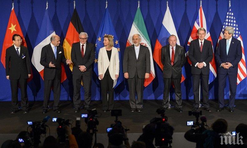 Световните сили ще продължат преговорите за спасяване на ядрената сделка с Иран