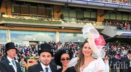 сред кралския каймак българката каролина блести меган маркъл конни надбягвания снимка