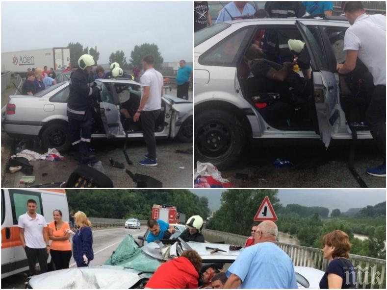 КЪРВАВ КУРБАН НА ПЪТЯ! Издъхна шофьорът от касапницата на моста край Мездра