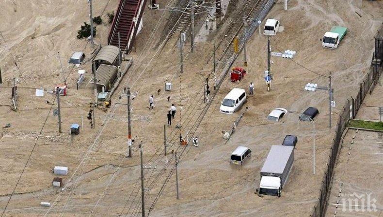 Трагедията расте! Броят на жертвите на наводненията в Япония достигна 122-ма души