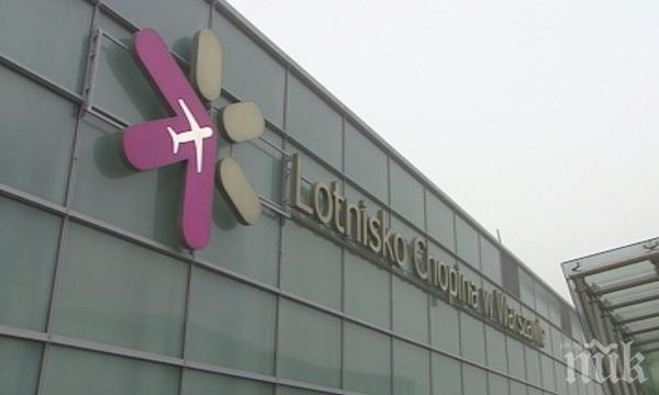 Най-малко 14 пострадали при изтичане на химикал на летището на Варшава