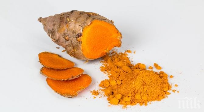 ЧУДО ОТ ПРИРОДАТА! Куркумата забавя растежа на тумора