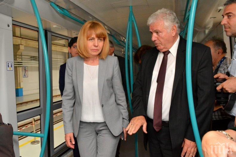 Фандъкова разкри предимствата на новите метро влакчета (СНИМКИ)