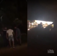 ИЗВЪНРЕДНО! Масов бой под носа на Първо районно в Пловдив (ВИДЕО)
