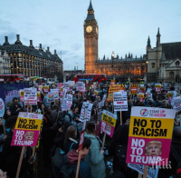 Хиляди протестираха срещу Тръмп в Лондон