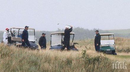 арестуваха парапланериста прелетял голф курорта тръмп