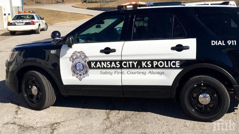 Властите в Канзас обявиха, че е застрелян заподозреният, ранил трима полицейски служители
