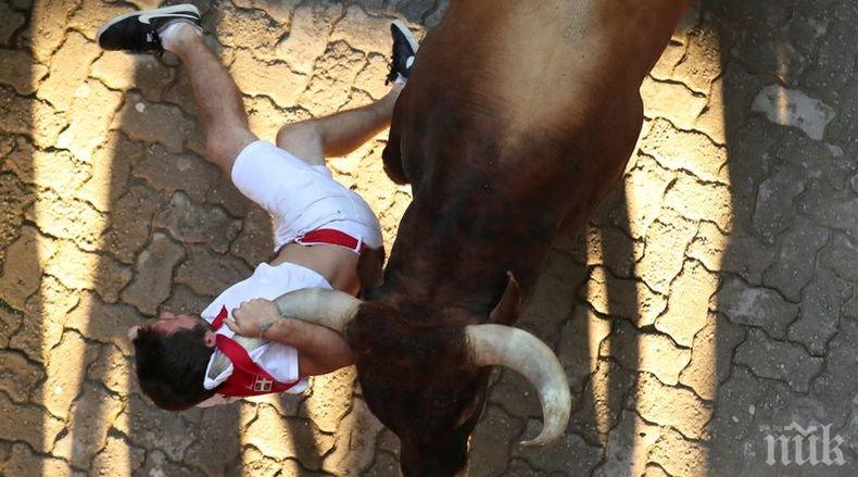 Седем пострадали в гонитба с бикове в Северна Испания