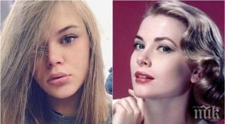 красивата внучка грейс кели пищно парти рожден ден снимки