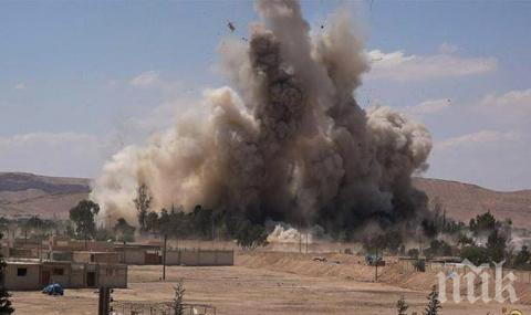 Сирийската армия извърши серия от въздушни удари в южната част на страната