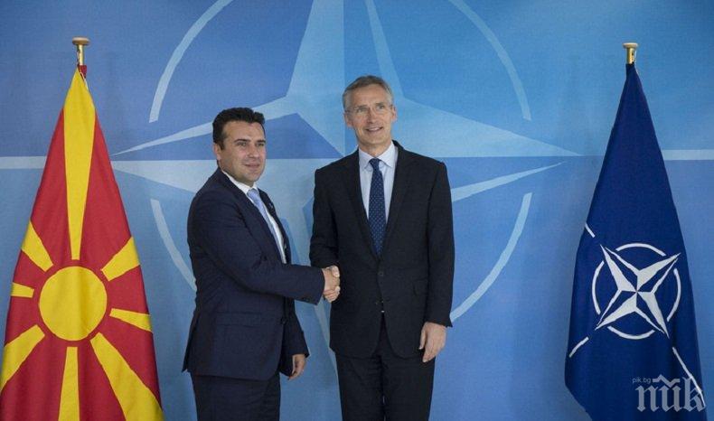 ЕДИНОДУШНО! Македонският парламент прие декларацията за членство в НАТО