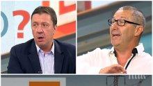 ИСКРИ В ЕФИР! Владимир Каролев и Явор Куюмджиев скочиха един срещу друг заради Гинка Върбакова и ЧЕЗ