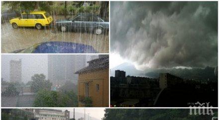 кошмарно лято дъждове градушки облаци помрачават последната юлска седмица