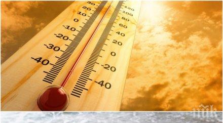 лятото връща слънцето грее щедро дъждовете спират температурите скачат карта