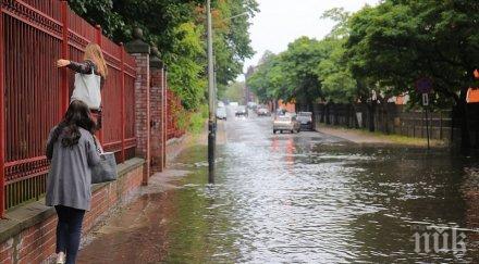 ураган дъждове нанесоха големи поражения полша