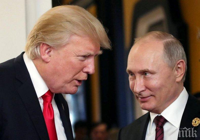 Тръмп чака с нетърпение втора среща с Владимир Путин
