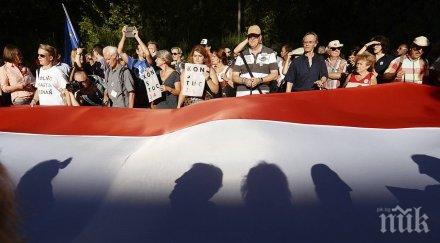 безкрайни протести полша законодателните промени съдебната система