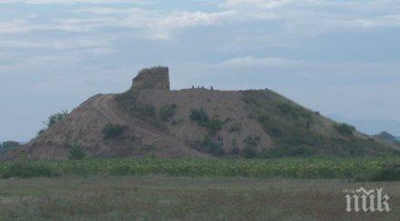 могила малтепе крие огромна тракийска гробница снимки