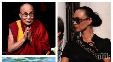 друговерци братът мая илиева залитна будизма вдовицата главния кланя далай лама снимки