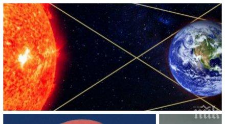 ексклузивно гледайте небето уникалното космическо шоу случва веднъж 100 години