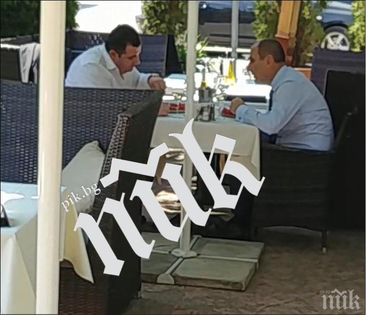 ПОЛИТИЧЕСКА ИНТРИГА СЛЕД СНИМКИ НА ПИК! Цветанов на обяд с бившия собственик на телевизия БИТ