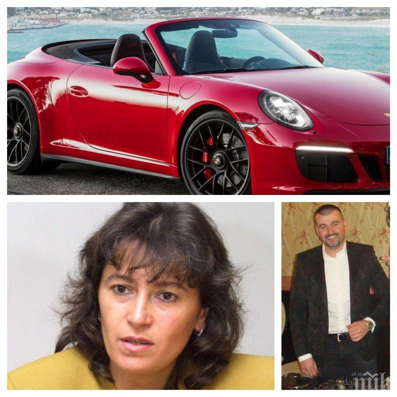 ГЪЗАРИЯ! Бивш министър с Порше за половин милион! Фамилията на Долорес Арсенова имат коли за над 1.5 млн. лева!