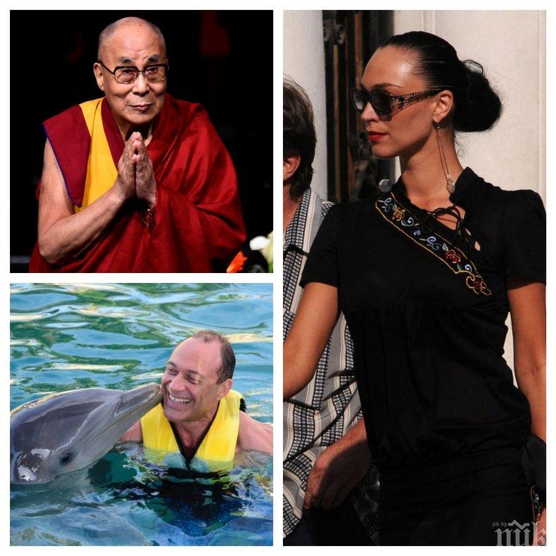 ДРУГОВЕРЦИ! Братът на Мая Илиева залитна по будизма! Вдовицата на Главния се кланя на Далай Лама (СНИМКИ)