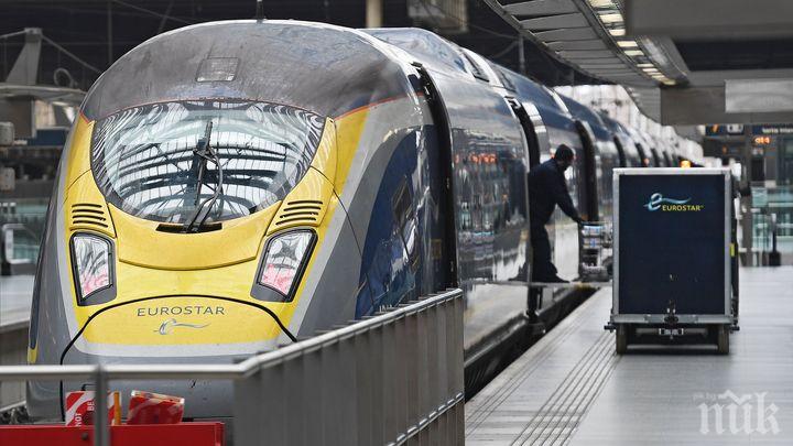 Жега бави влаковете под Ламанша