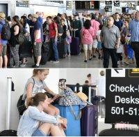 ТРАНСПОРТЕН ХАОС! Отменени полети във Великобритания - българи чакат с часове по летищата