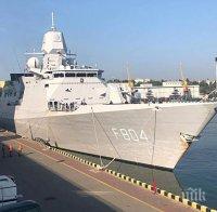 Три кораба на НАТО са влезли в румънското пристанище Констанца Три кораба на НАТО са влезли в румънското пристанище Констанца