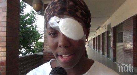 шок италия уцелиха яйце окото атлетка заради цвета кожата