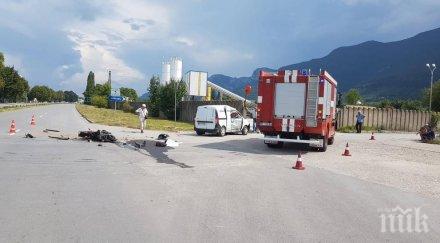 драма почина младият мотоциклетист ранен катастрофа враца