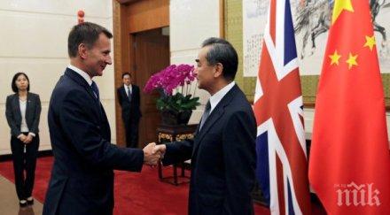 китай примамва великобритания своята зона влияние