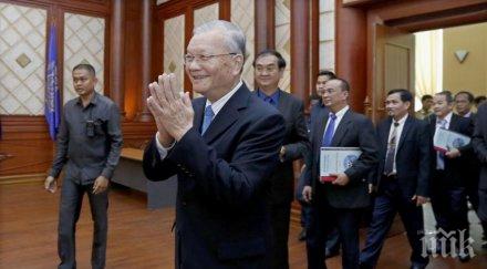 управляващата партия камбоджа обяви победа изборите