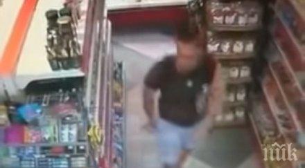 магазинери бургас пропищяха мъж краде поразия целия град видео
