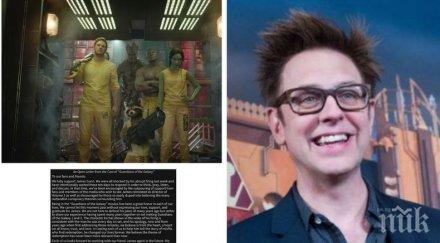 подкрепа актьорите пазителите галактиката скочиха защита уволнения режисьор джеймс гън