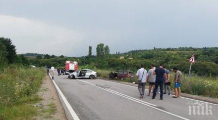 втора зверска катастрофа врачанско пътник загина челен удар снимки