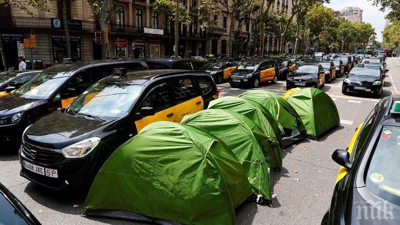 Транспортен хаос в Мадрид и Барселона заради стачки (СНИМКИ)