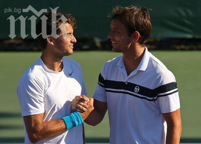 Гришo вече е в Топ 100 на двойки след два спасени мачбола и победа в Париж