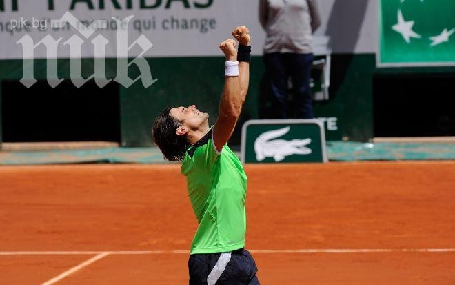 Принцът на клея на полуфинал на „Ролан Гарос”