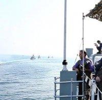 Иран обучава военните си в Персийския залив
