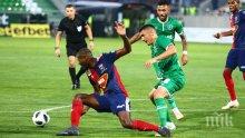 Лудогорец изгуби с 0:1 срещу МОЛ Види