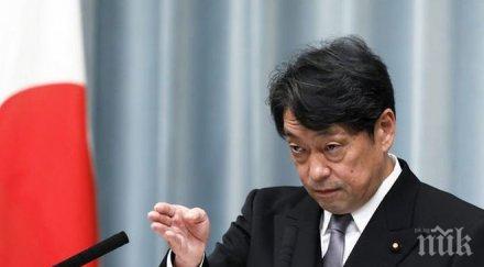 министърът отбраната япония настоя русия прекрати милитаризацията спорните курилски острови