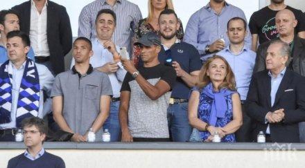 синът ривалдо впечатли новия треньор левски