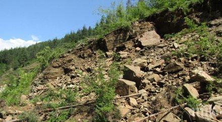 зам министър валентин йовев започваме укрепване свлачището пътя смолян мадан