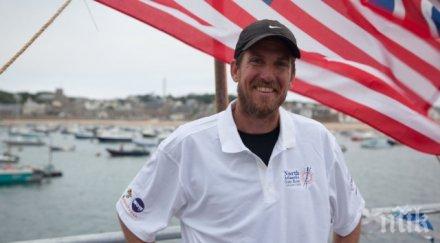 американски учител прекоси гребане атлантическия океан рекордно време